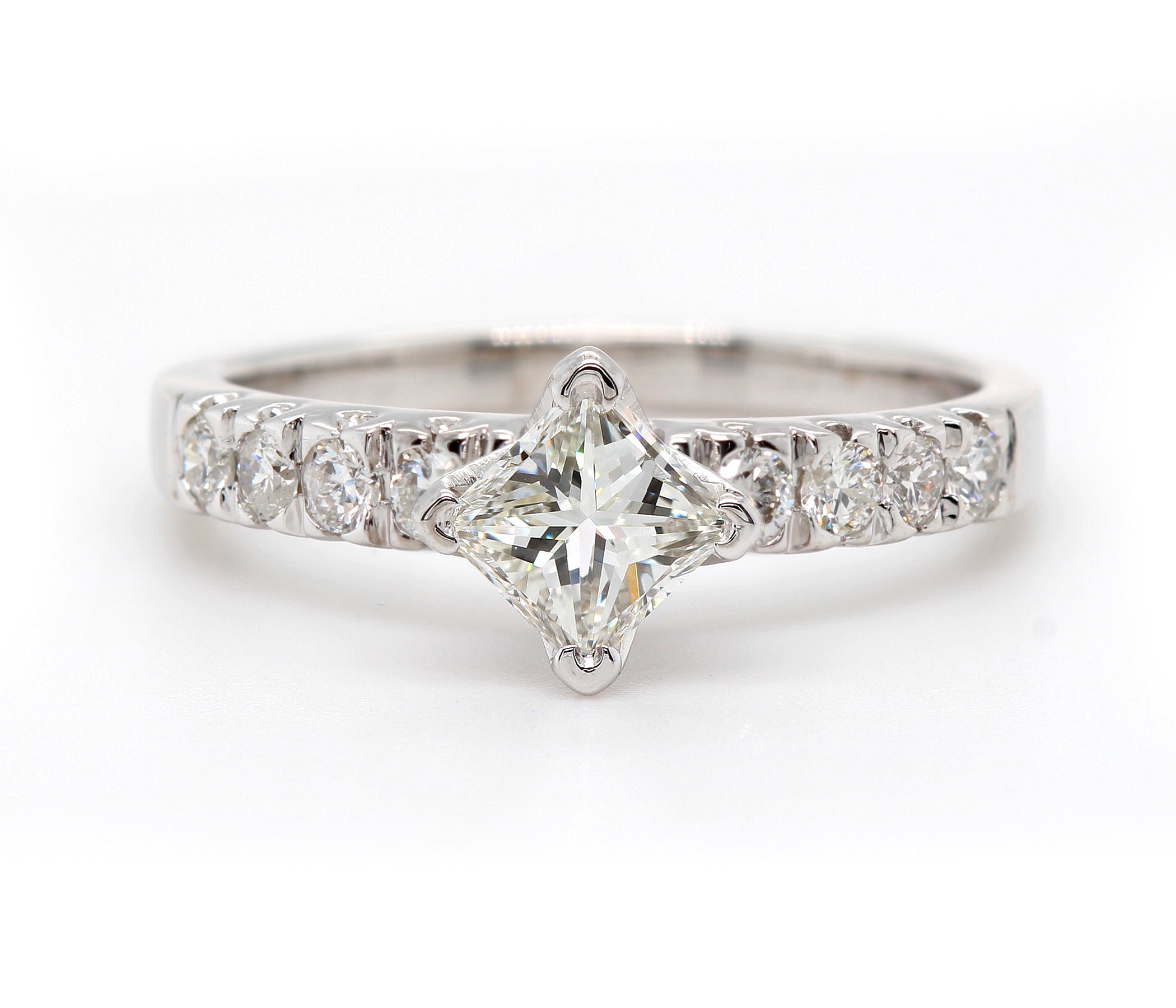 Ballpark Classic Princess Diamond Engagement Ring