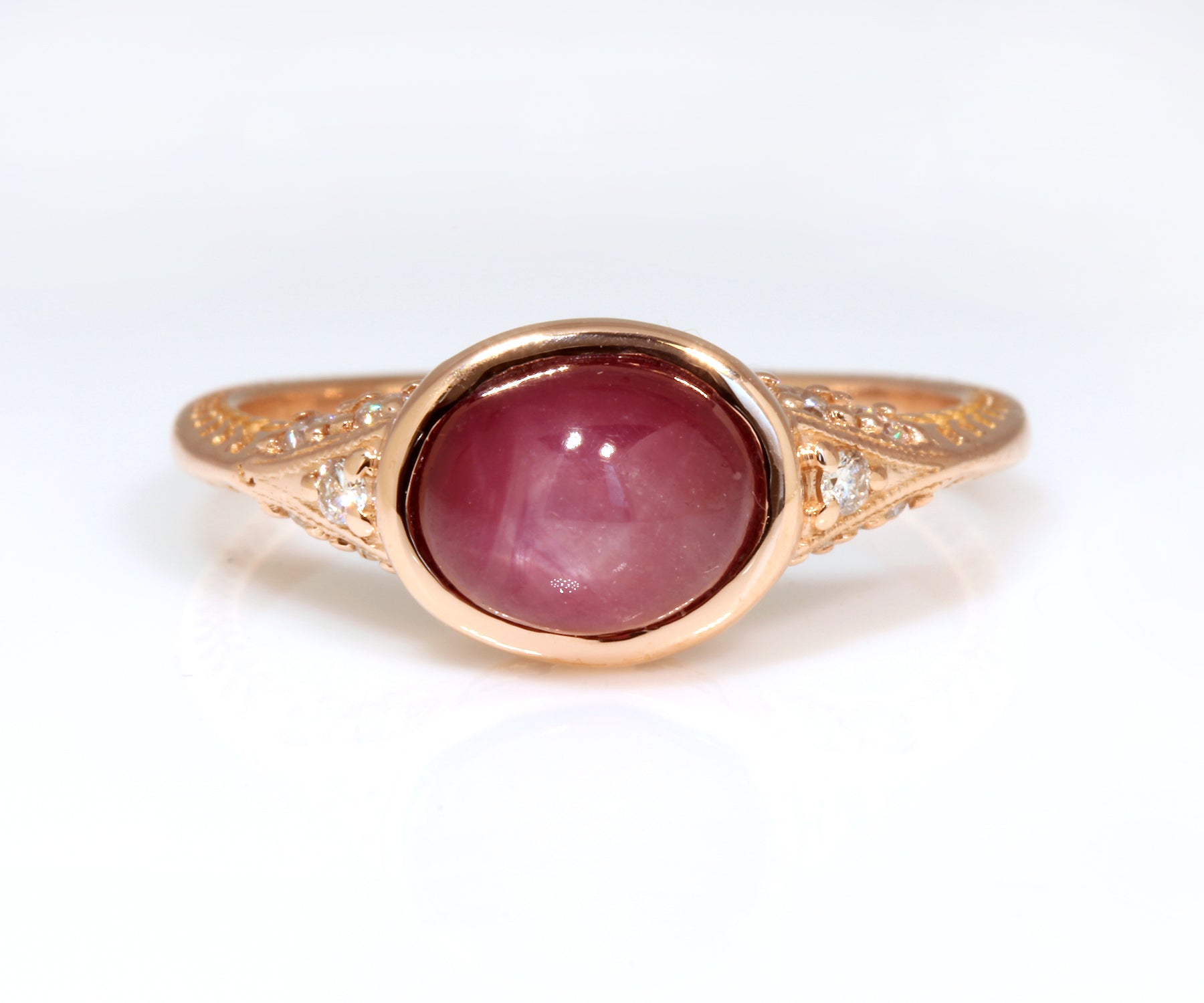 Star Sapphire Custom Ring
