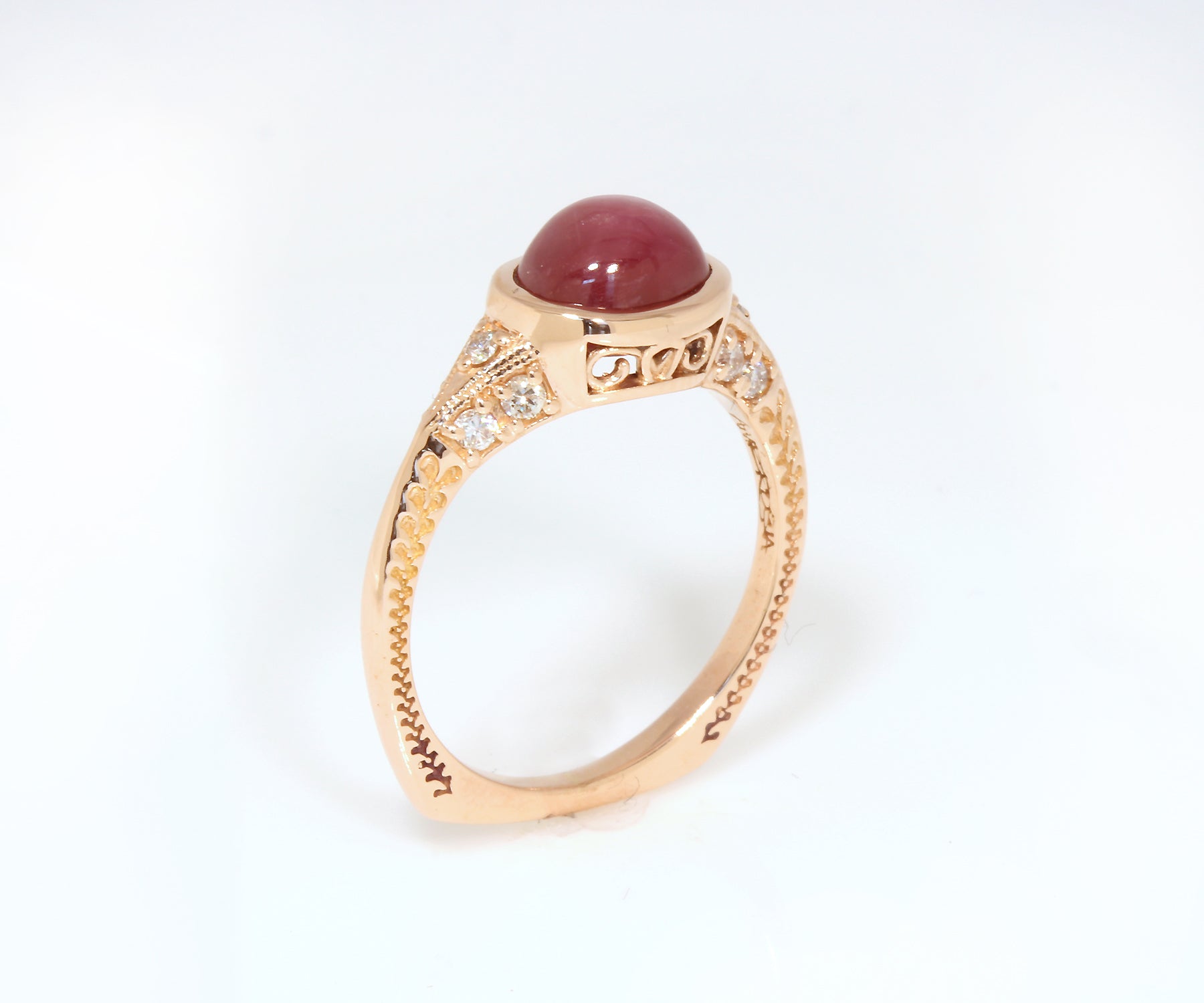 Star Sapphire Custom Ring