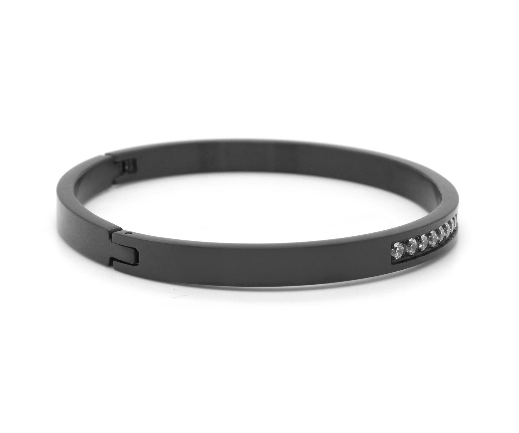 Pulsera Eternity Pavé Negra