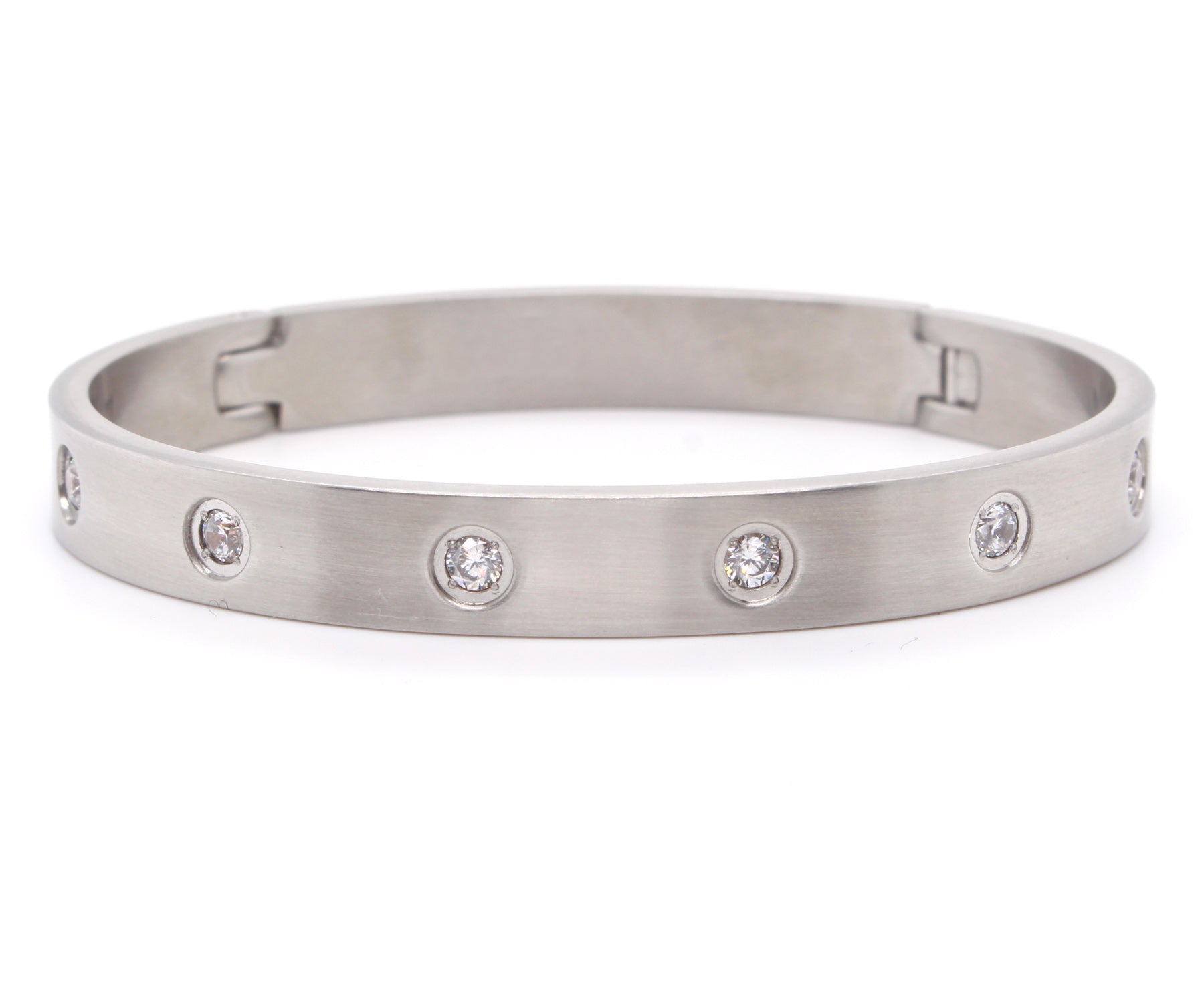 Star Bangle Stainless Steel Bracelet