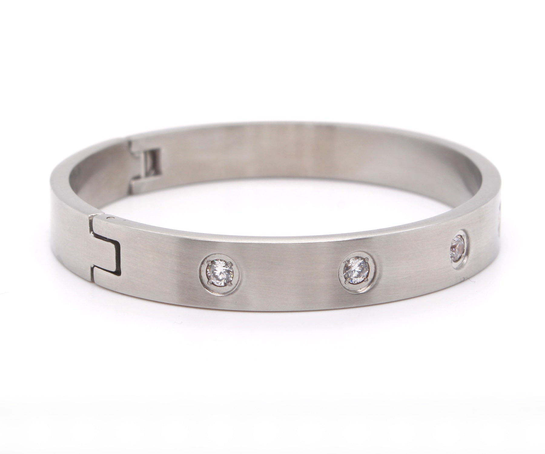Star Bangle Stainless Steel Bracelet