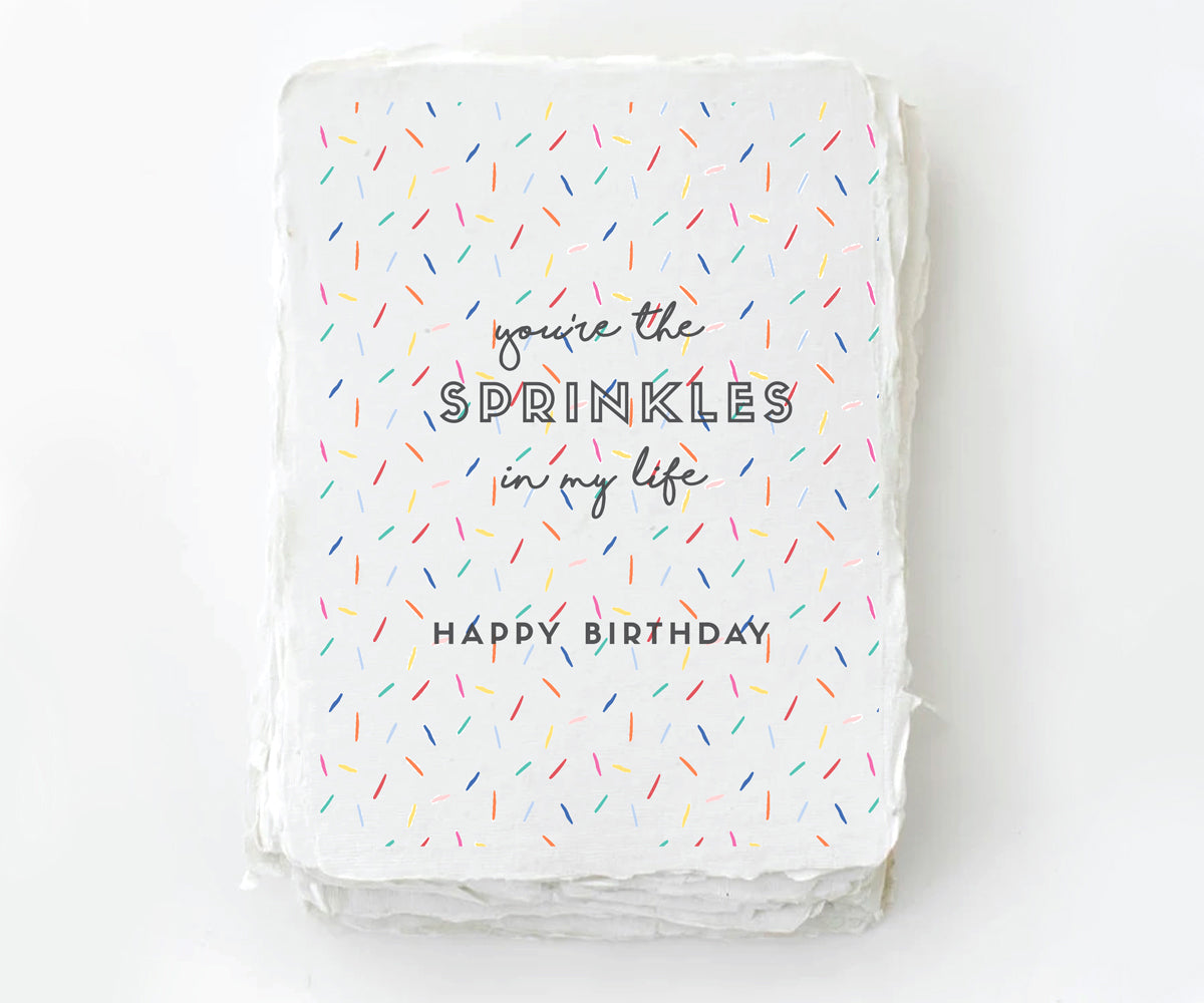 Birthday Sprinkles Handmade Greeting Card