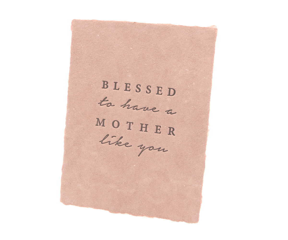 Blessed Mother Handmade Greeting Card
