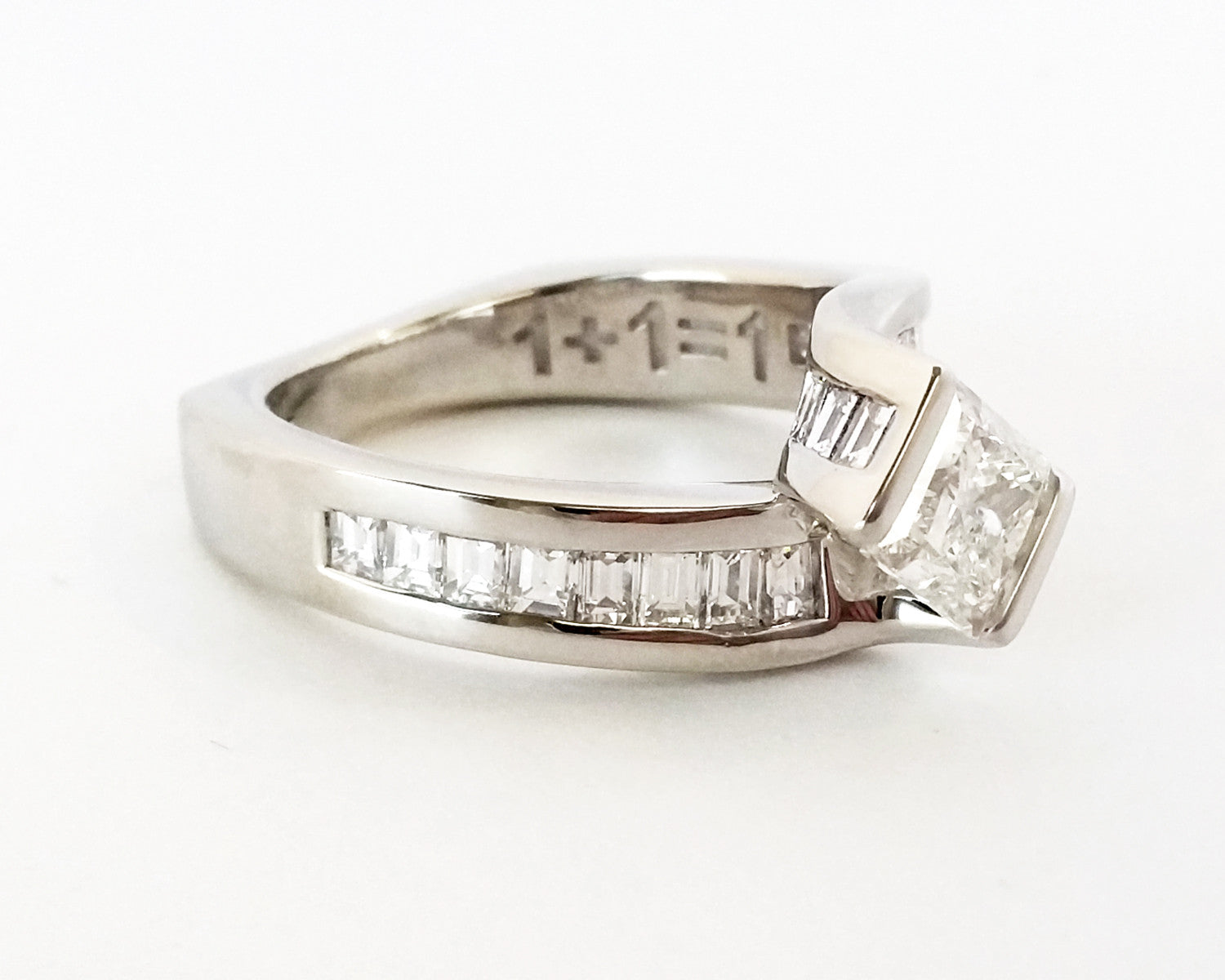 Modern Twist Wedding Ring Redesign