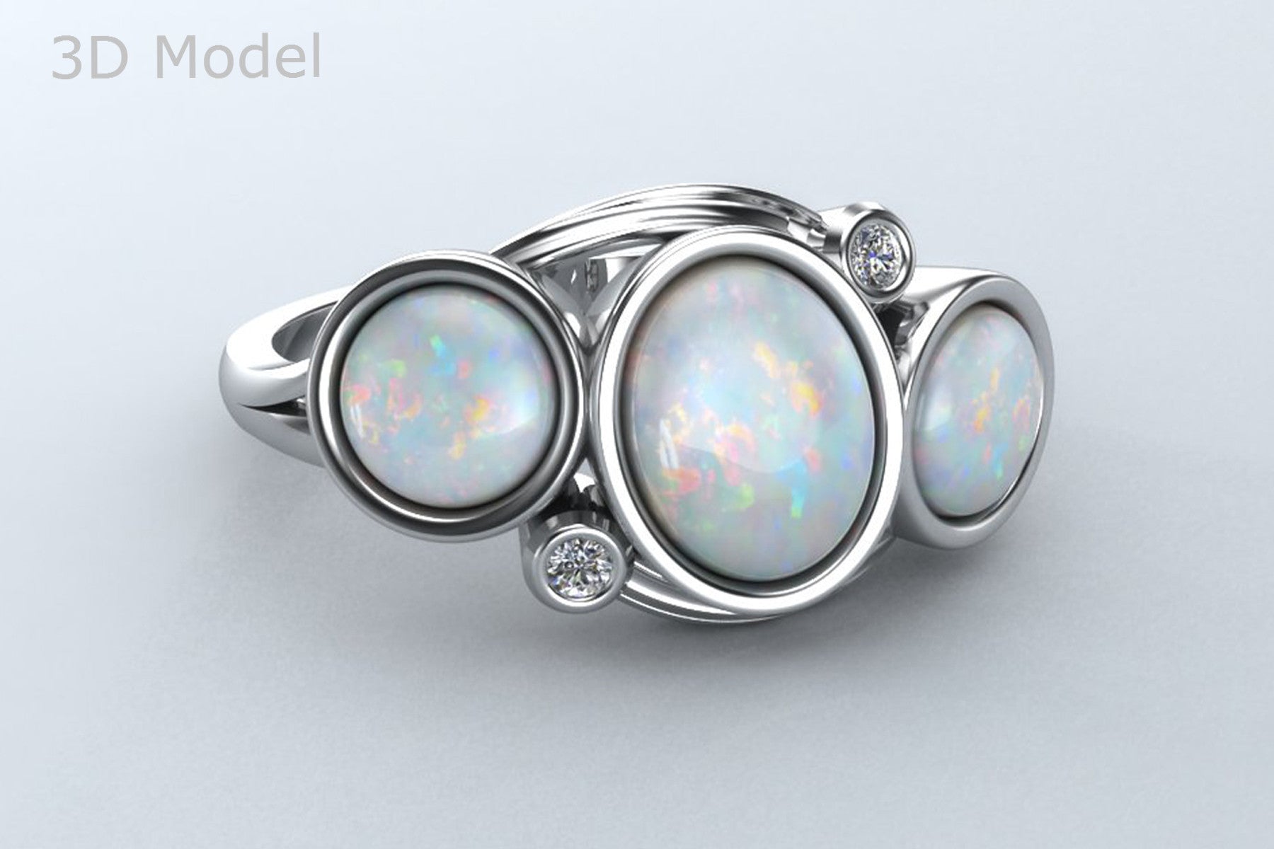 Grandma's Opals Ring