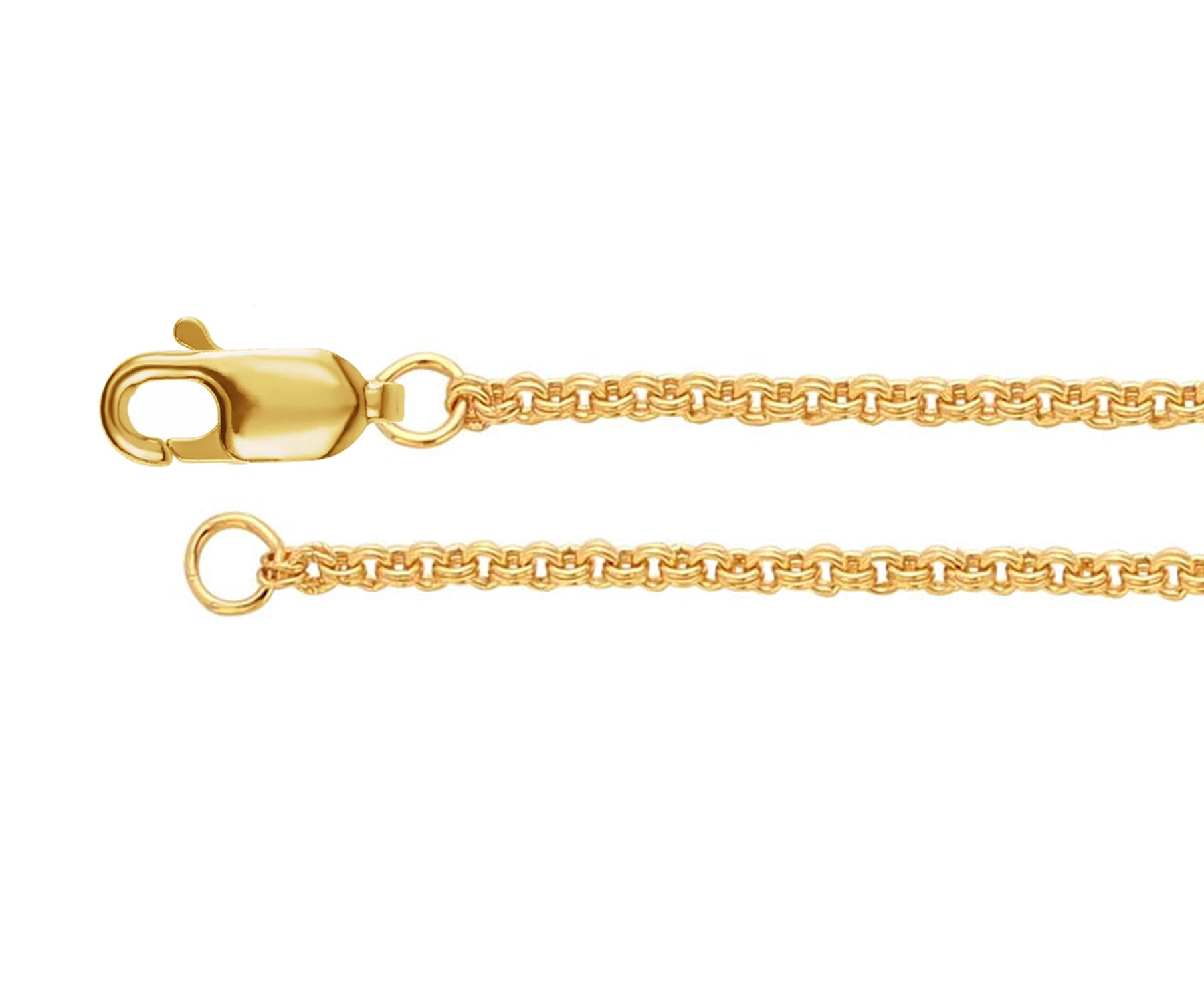 Heavy Double Cable 1.8mm Gold-Filled Chain