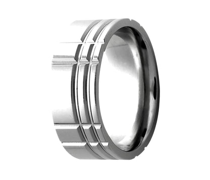 Titanium Offset Multirow Milled Ring