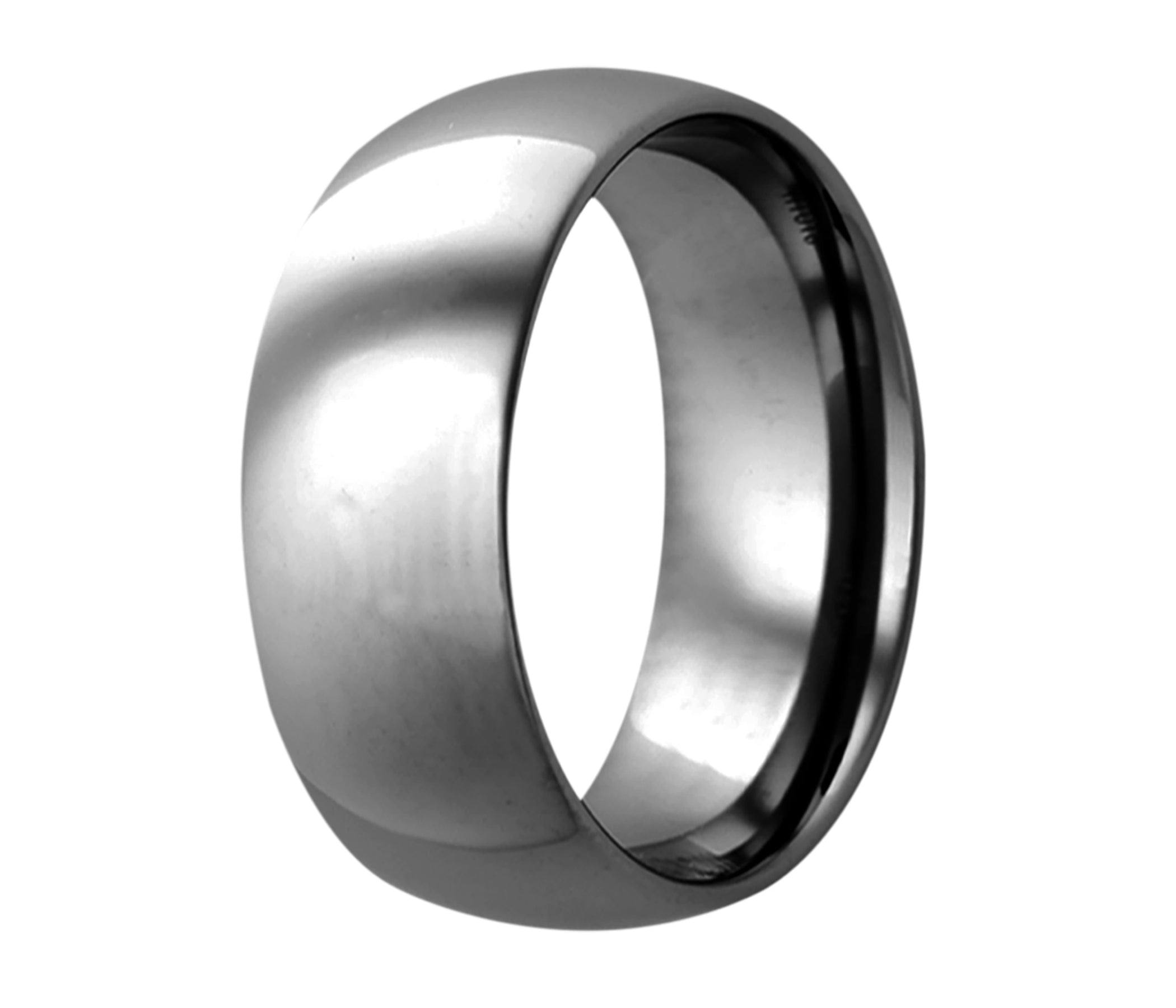 Tungsten Classic Domed Polished Ring