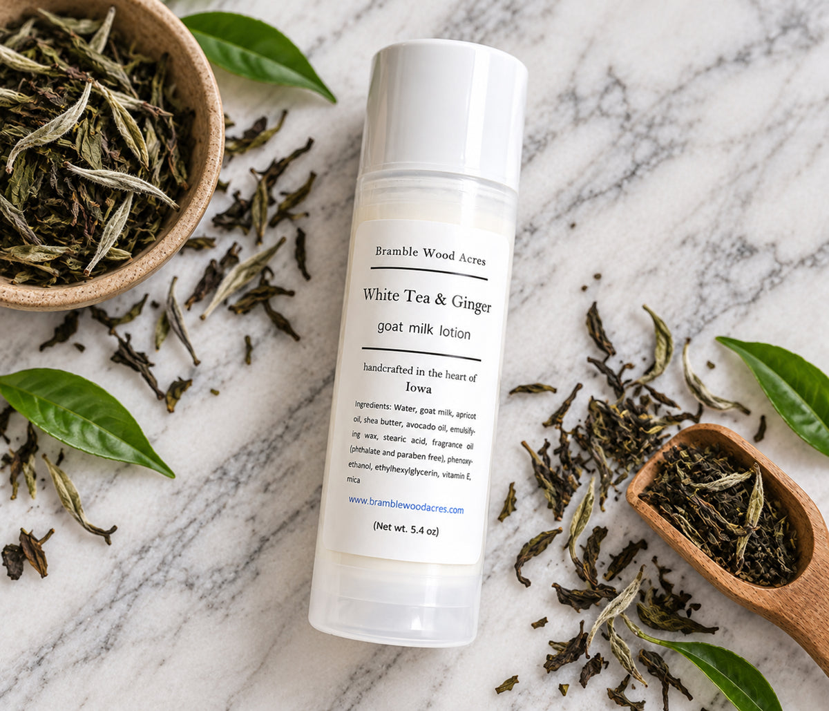 Goat Milk Lotion - White Tea & Ginger