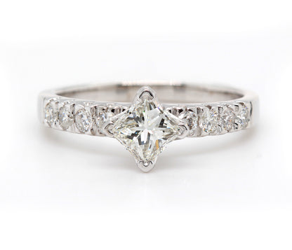Ballpark Classic Princess Diamond Engagement Ring