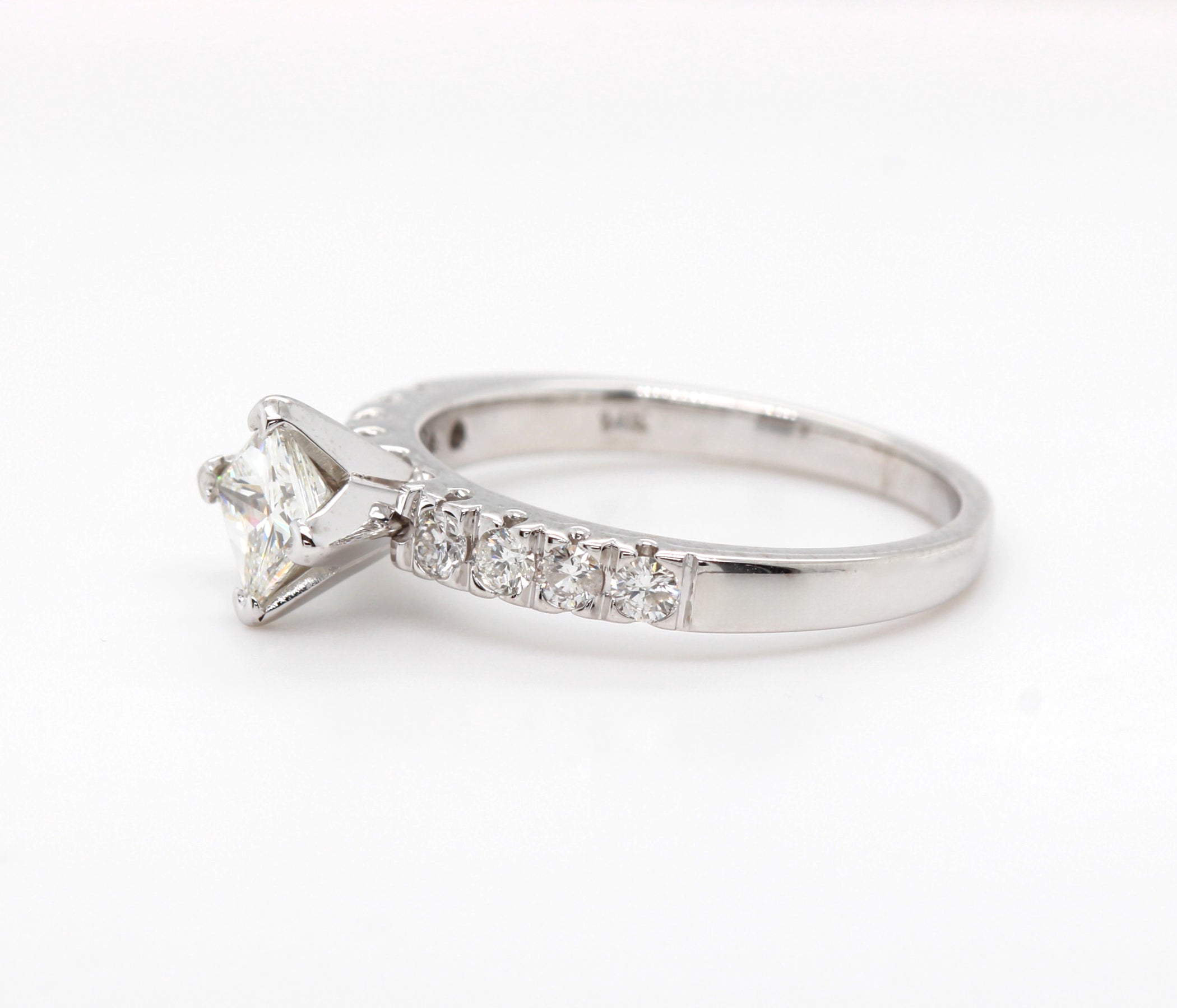 Ballpark Classic Princess Diamond Engagement Ring