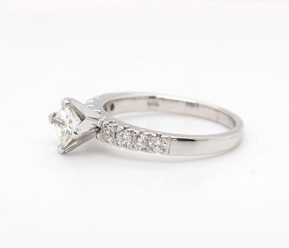 Ballpark Classic Princess Diamond Engagement Ring