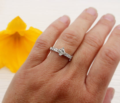 Ballpark Classic Princess Diamond Engagement Ring