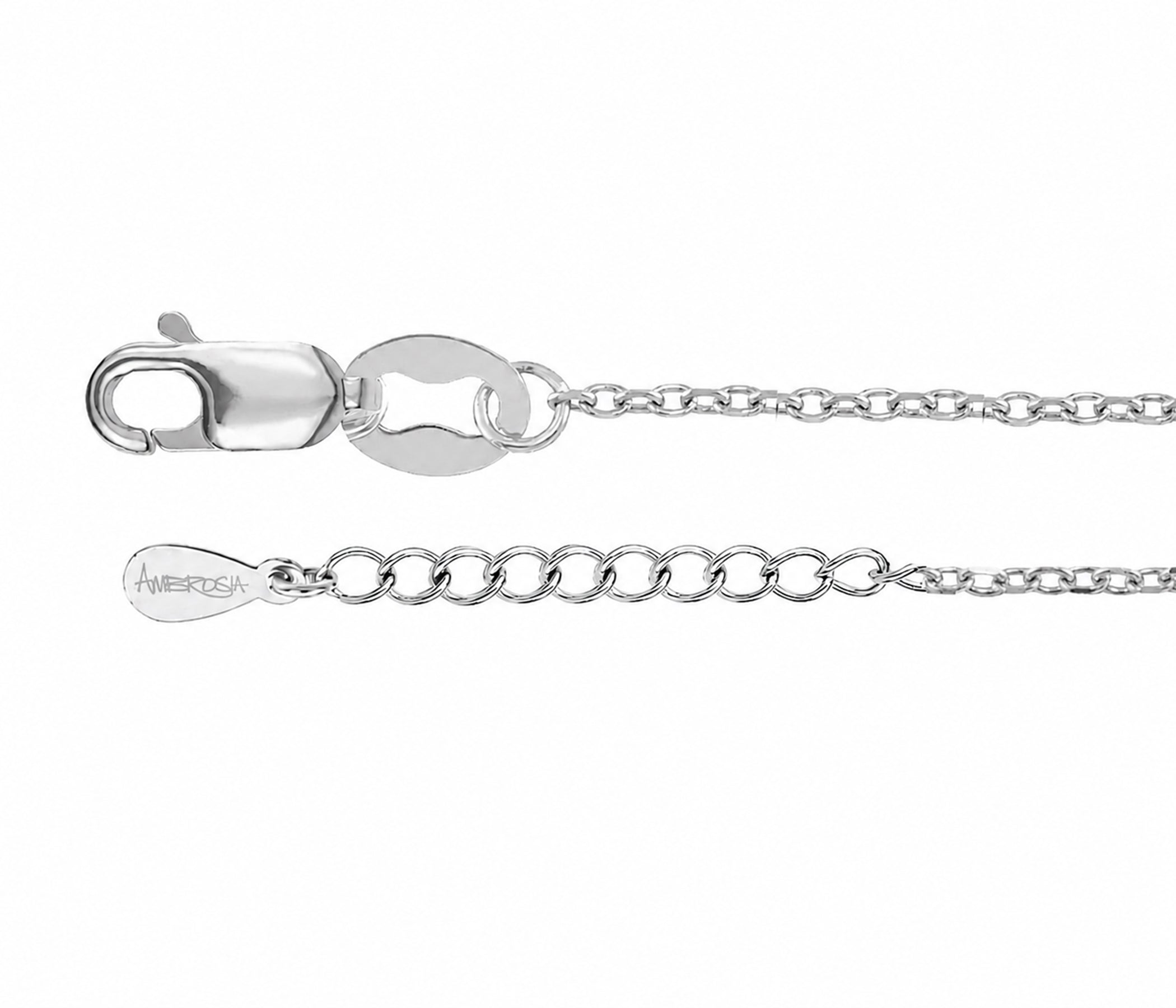 Diamond Cut Anti-Tarnish Cable Sterling Silver Chain