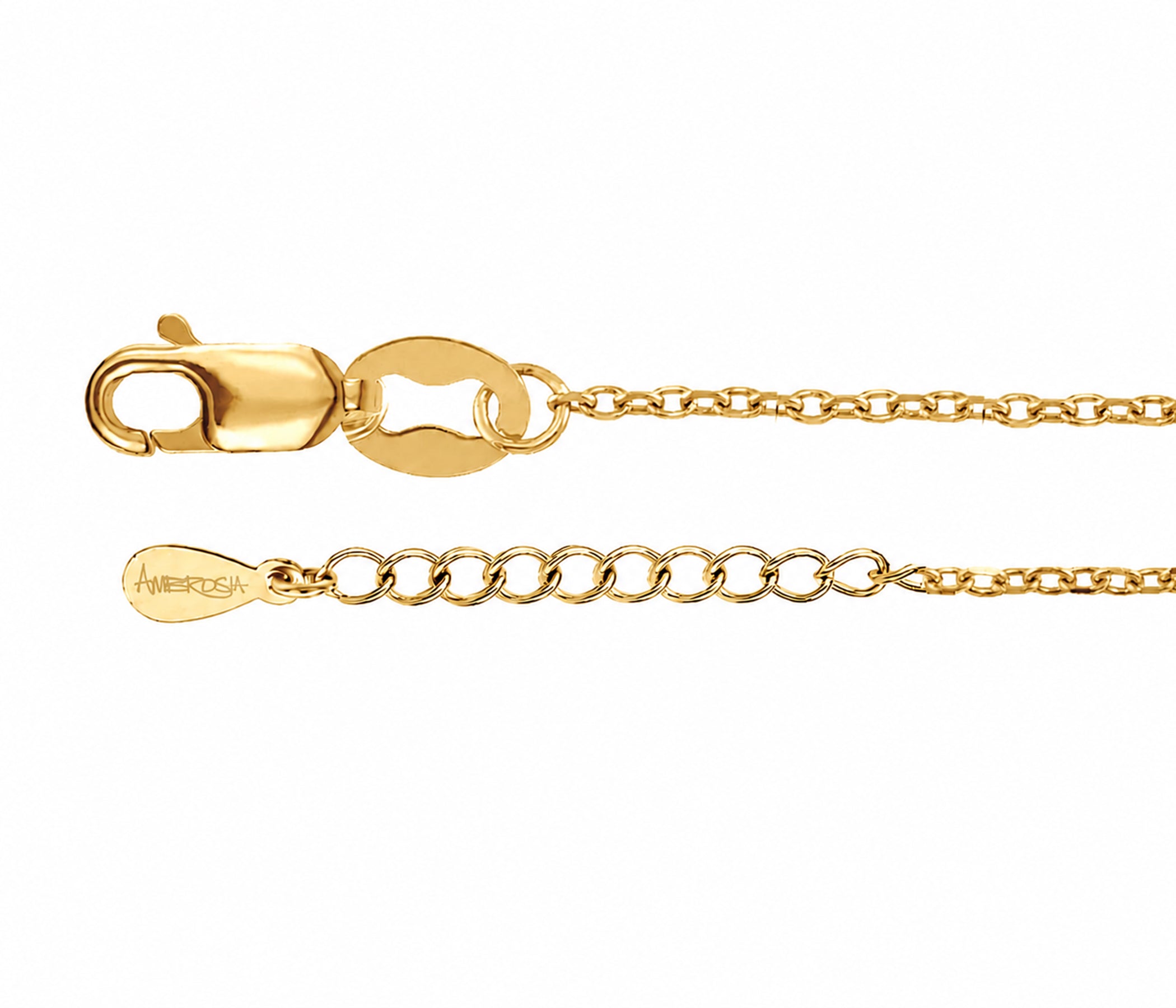 Diamond Cut Cable Gold Vermeil Chain