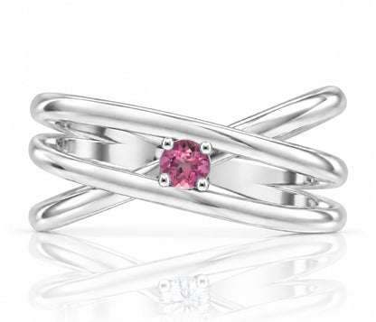 Anillo Art Déco dorado con halo de ágata musgosa y hexágono