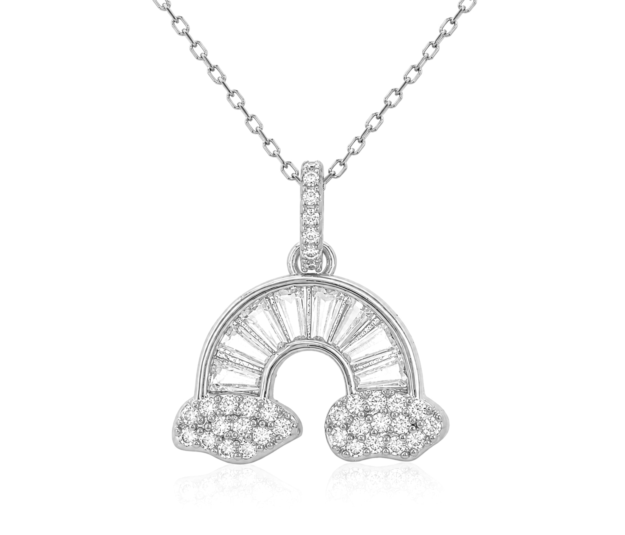Rainbow of New Beginnings Silver Necklace