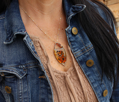 Montana Agate Open Marquise Staggered Necklace Set