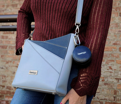 Mini Round Travel Jewelry Keychain Case