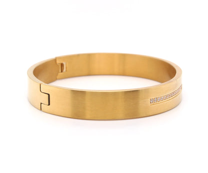 Pulsera de oro con pavé de armonía