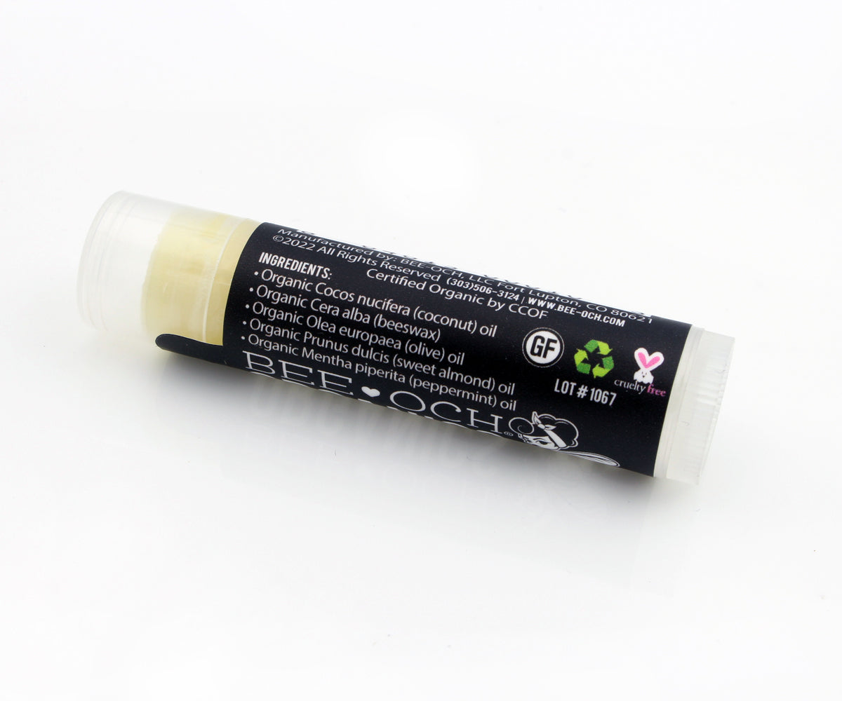 Bálsamos labiales de cera de abejas orgánica Bee-otch