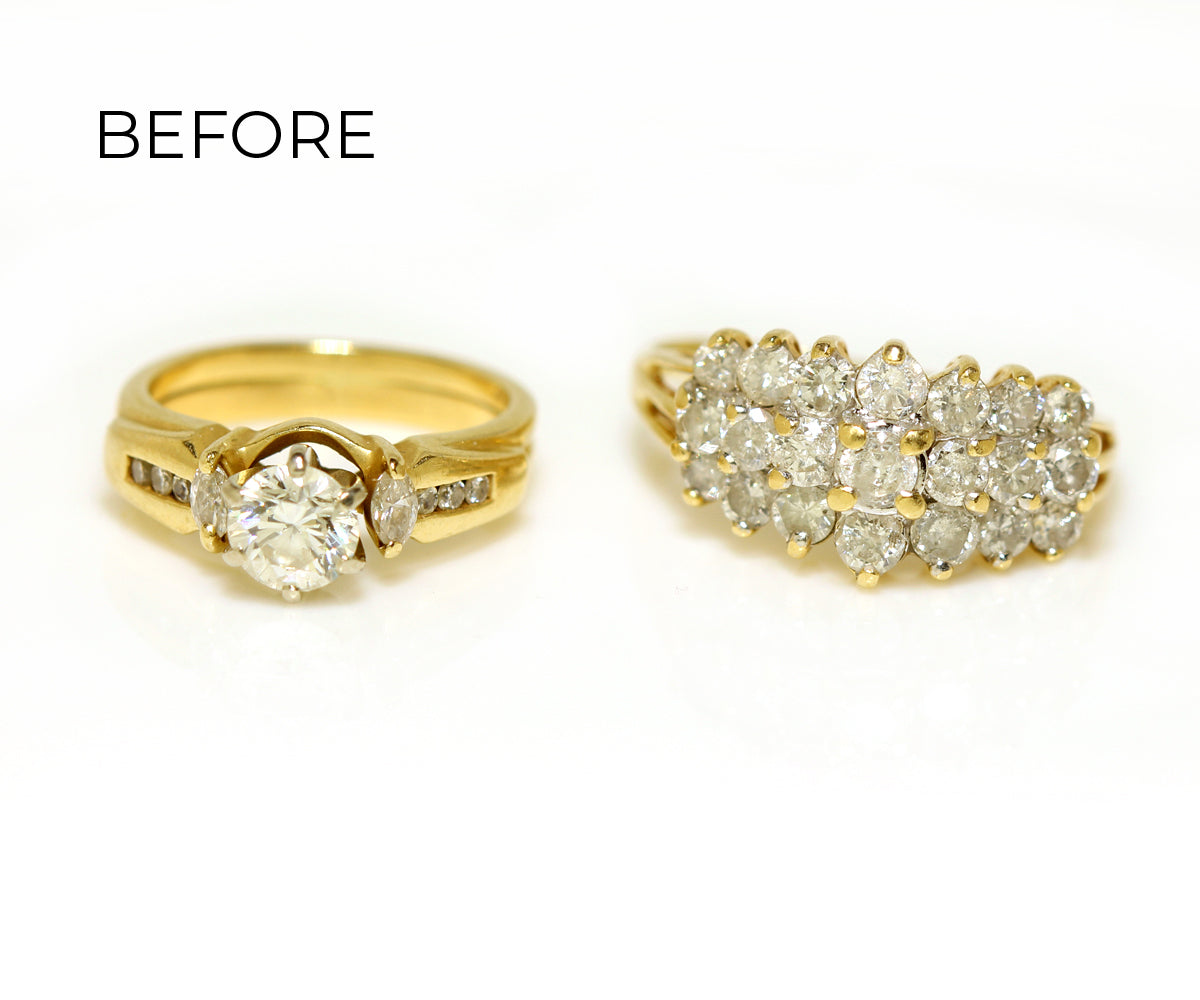 Custom Diamond Gold Wedding Band