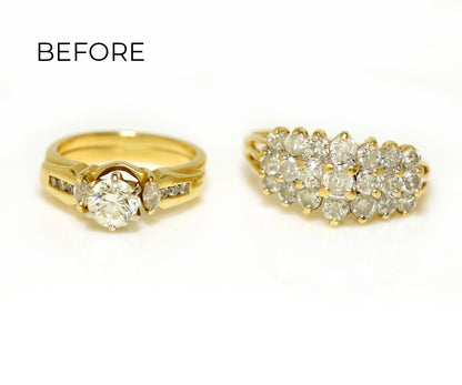 Custom Diamond Gold Wedding Band