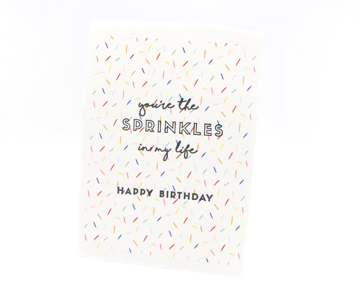 Birthday Sprinkles Handmade Greeting Card
