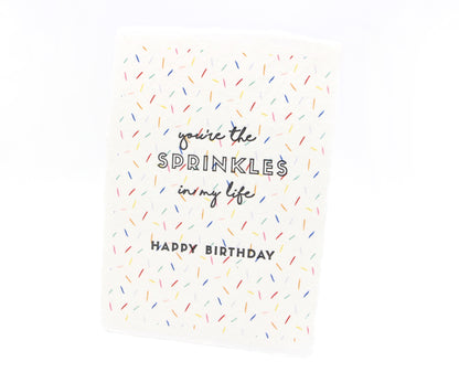 Birthday Sprinkles Handmade Greeting Card