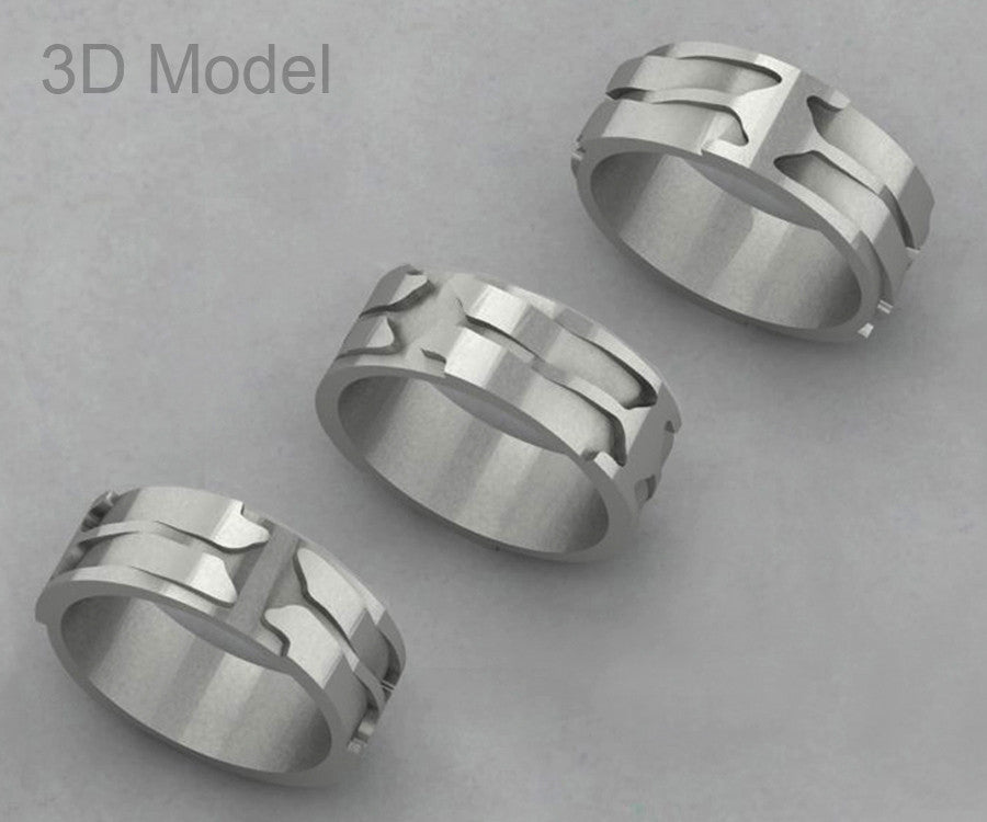 Unique Custom Men's Wedding Ring