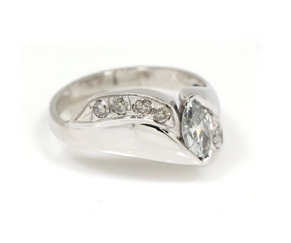 Marquise Diamond Wedding Ring Restoration