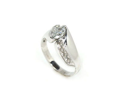 Marquise Diamond Wedding Ring Restoration