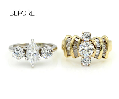 Classic Marquise Sapphire Engagement Ring