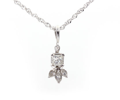 Princess and Marquise Diamond Necklaces Redesign