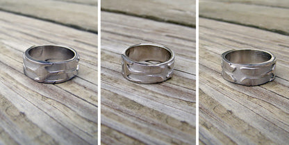 Anillo de bodas personalizado exclusivo para hombre