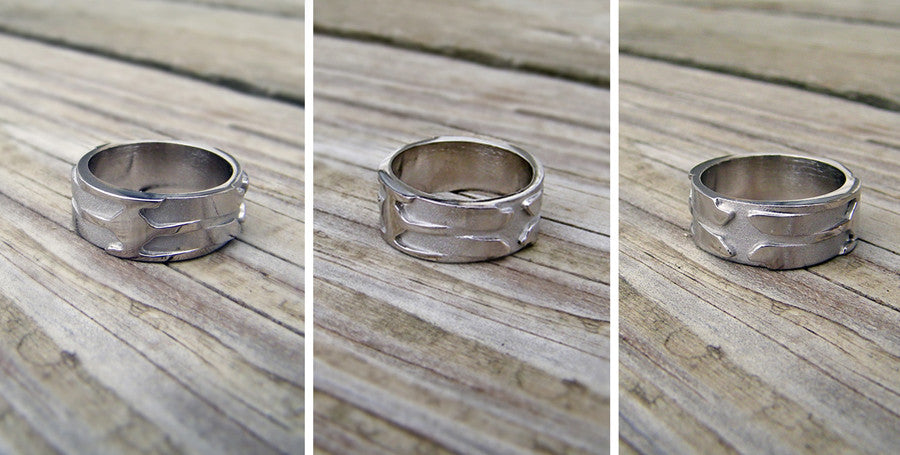 Anillo de bodas personalizado exclusivo para hombre