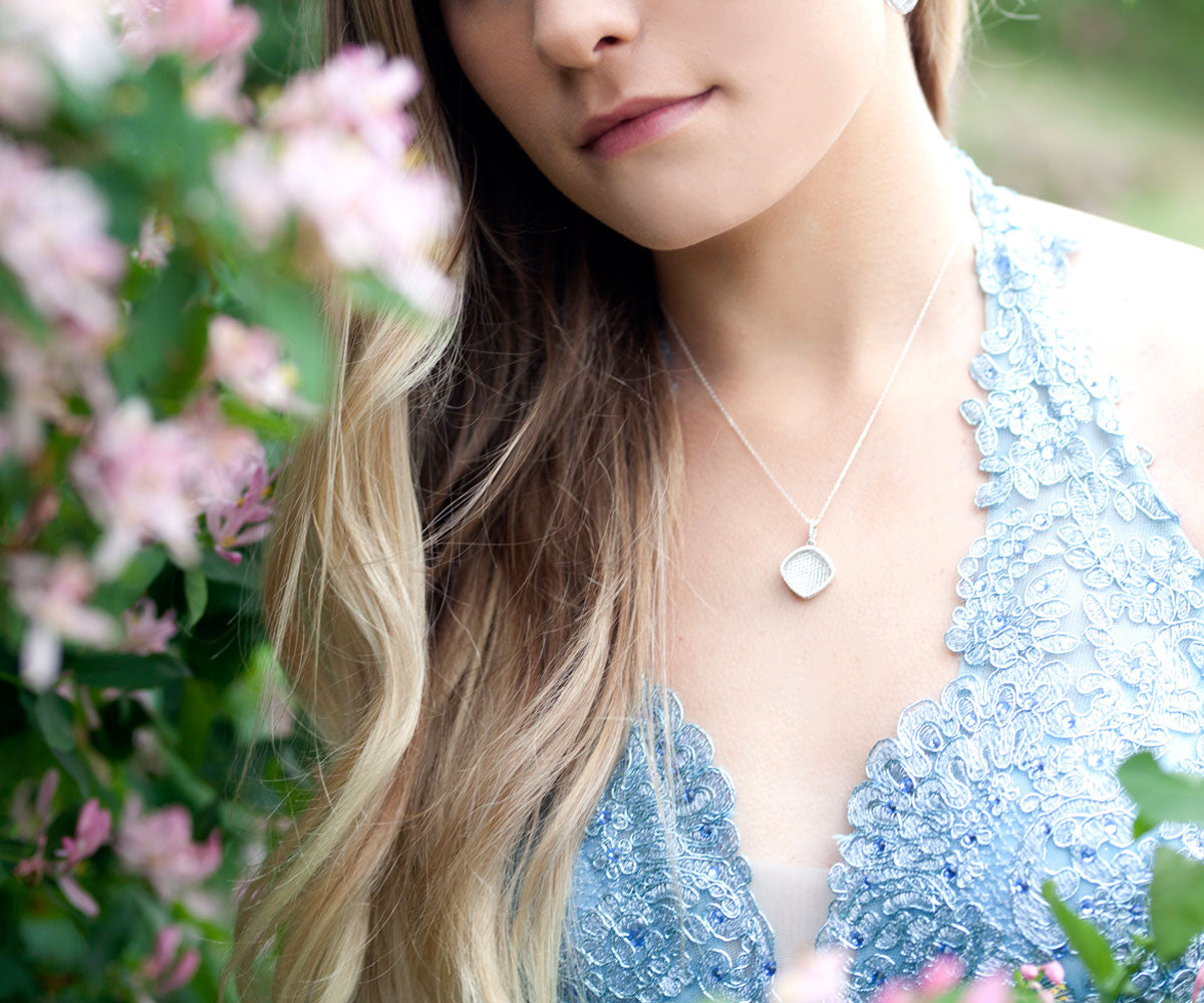 Don't Be So Square Crystal Necklace