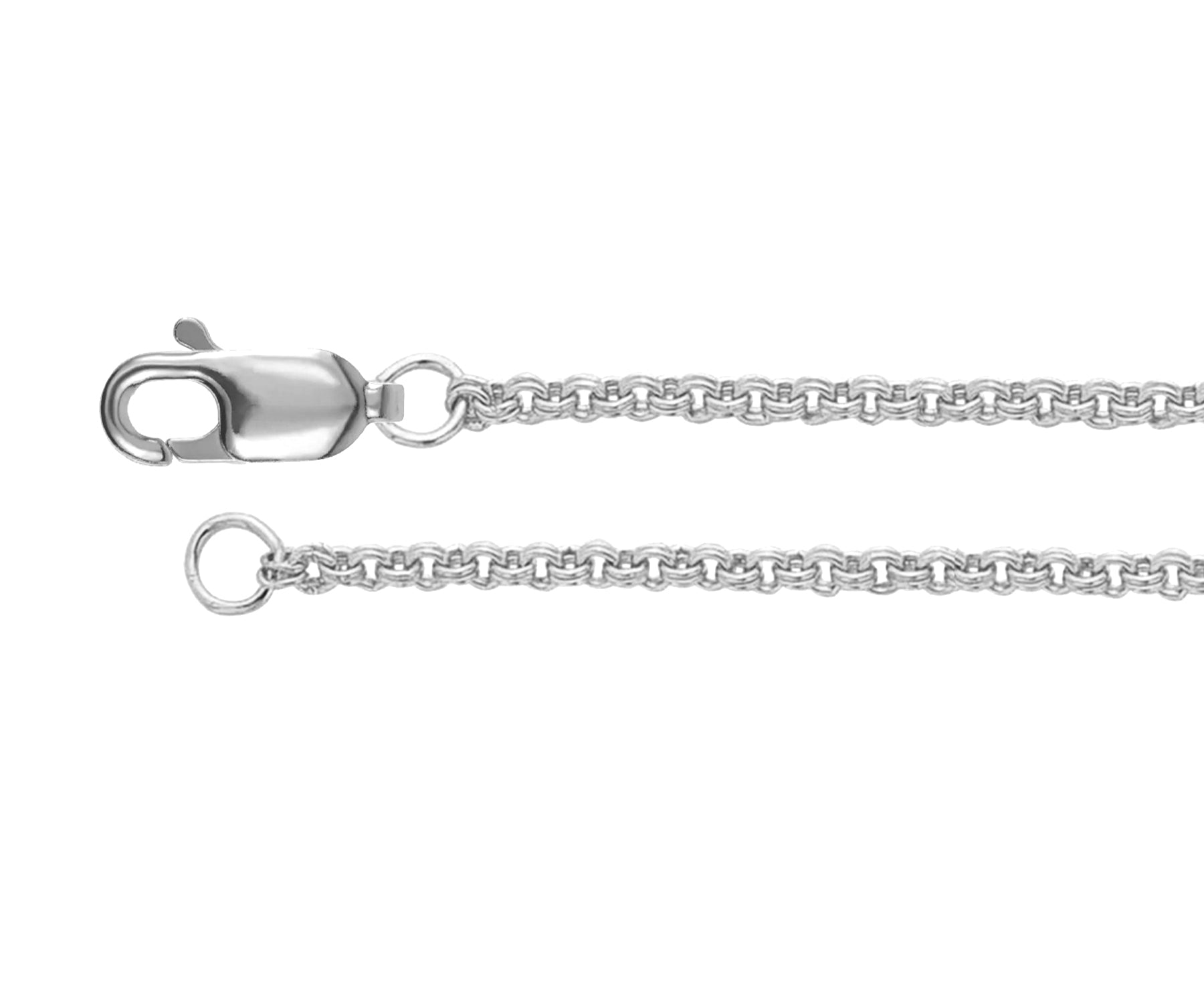 Heavy Double Cable 1.8mm Silver Chain