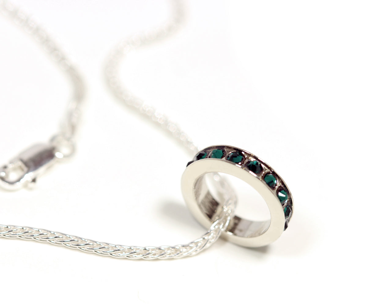 modern mothers necklace additional birthstone