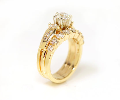 Custom Diamond Gold Wedding Band