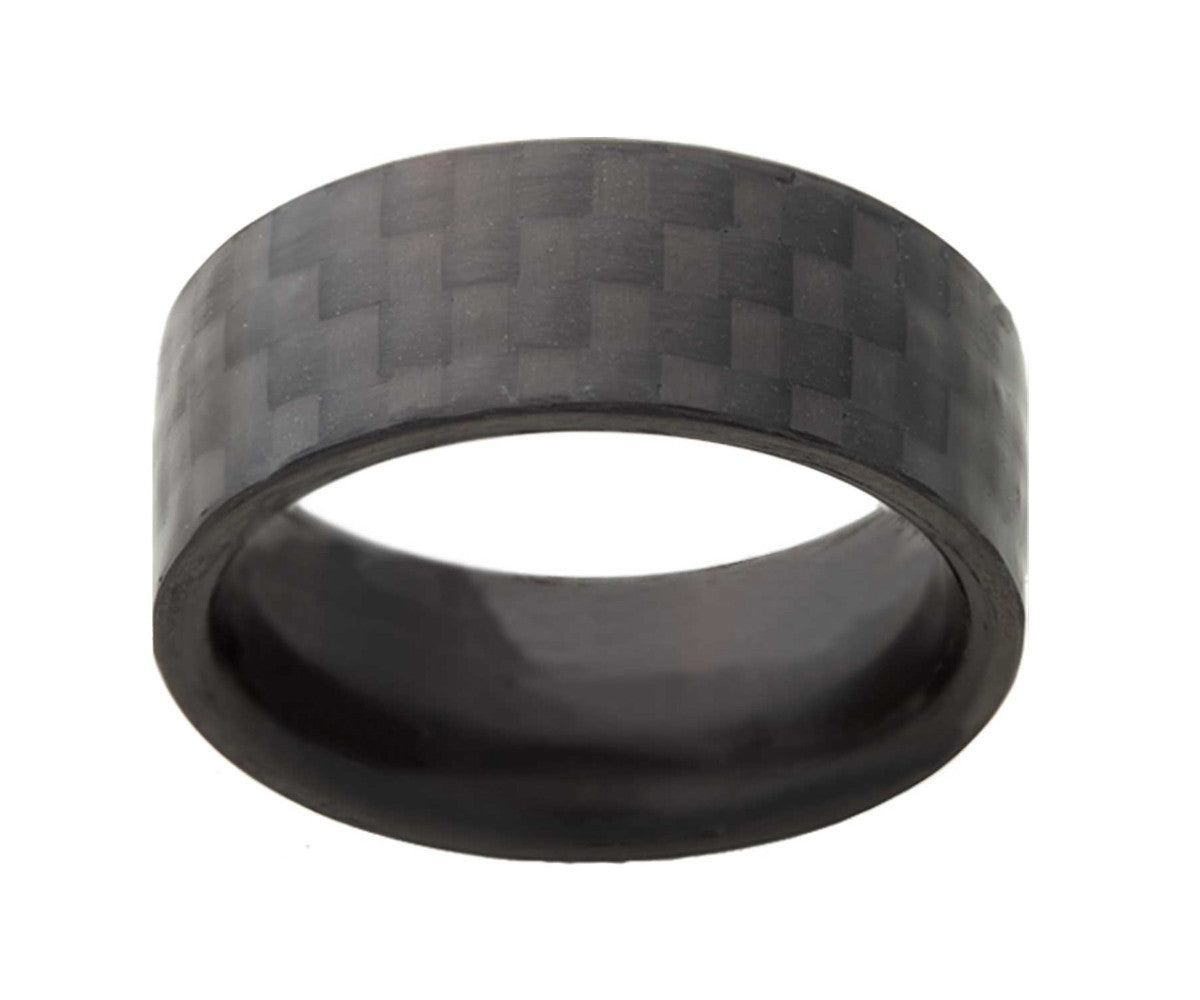 Anillo tradicional de fibra de carbono