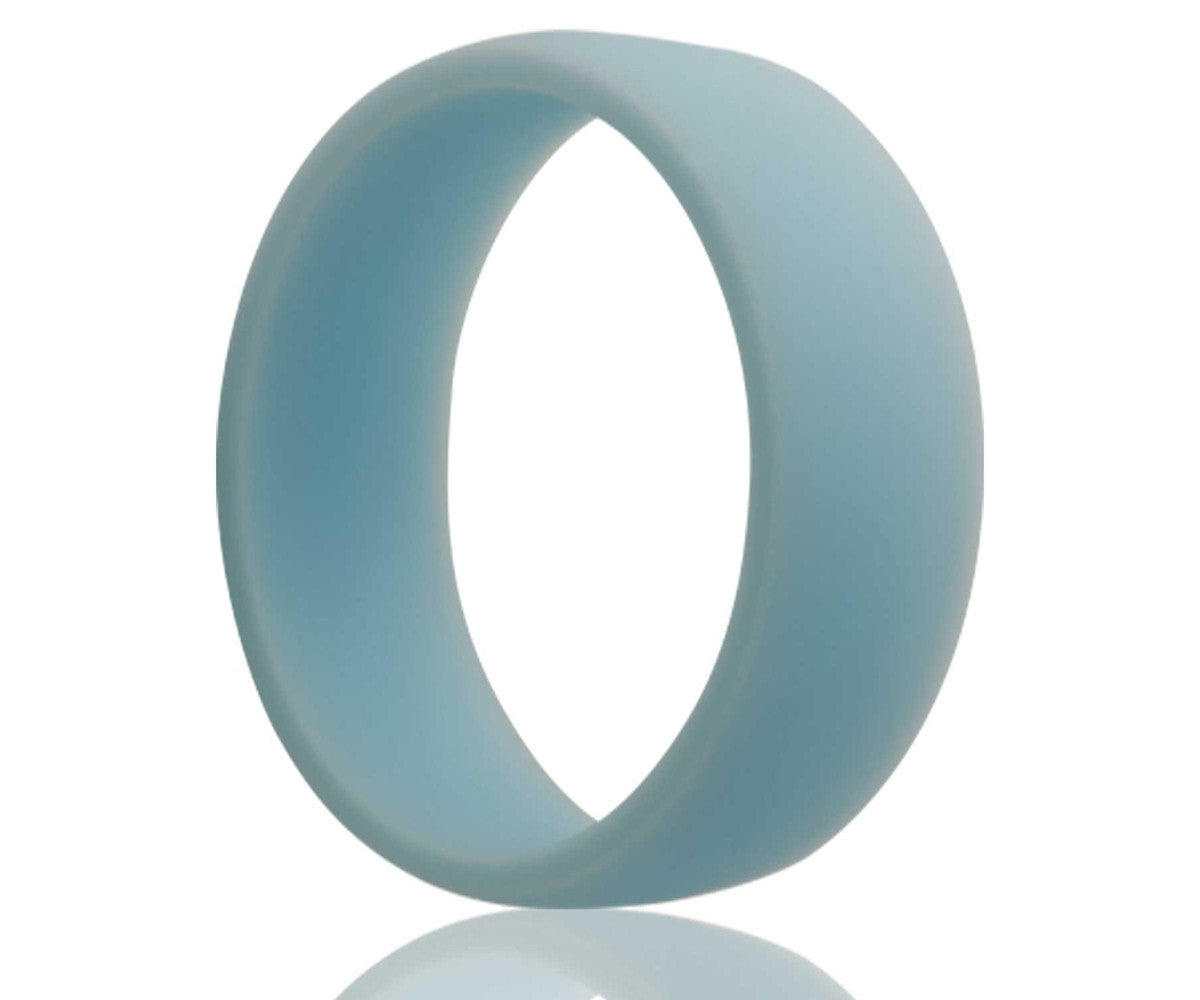 Anillo de caucho de silicona color azul cielo
