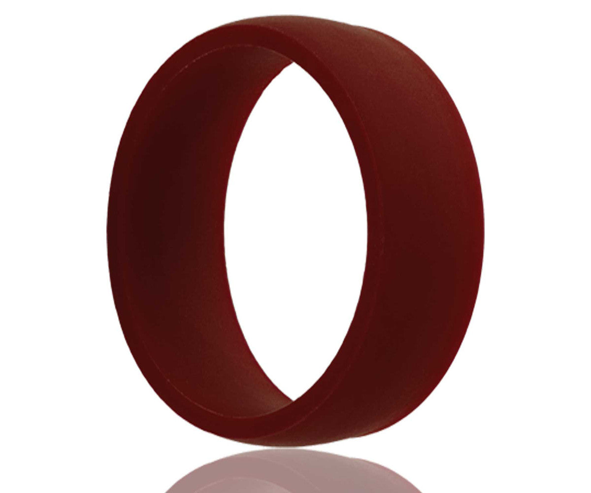 Anillo de caucho de silicona color granate
