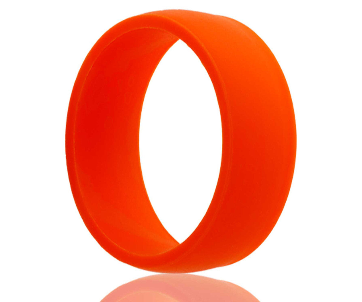 Anillo de caucho de silicona de color naranja