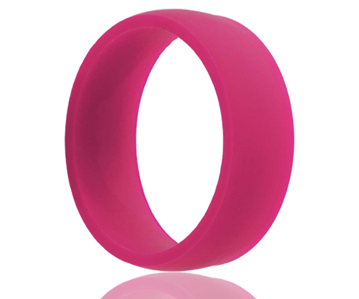 Anillo de caucho de silicona color rosa