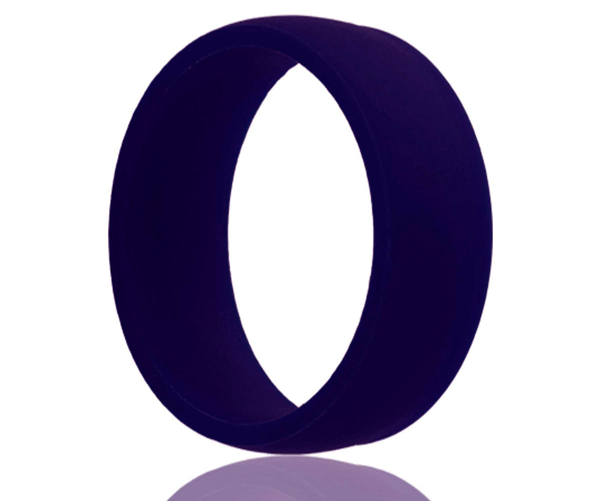 Anillo morado de caucho de silicona