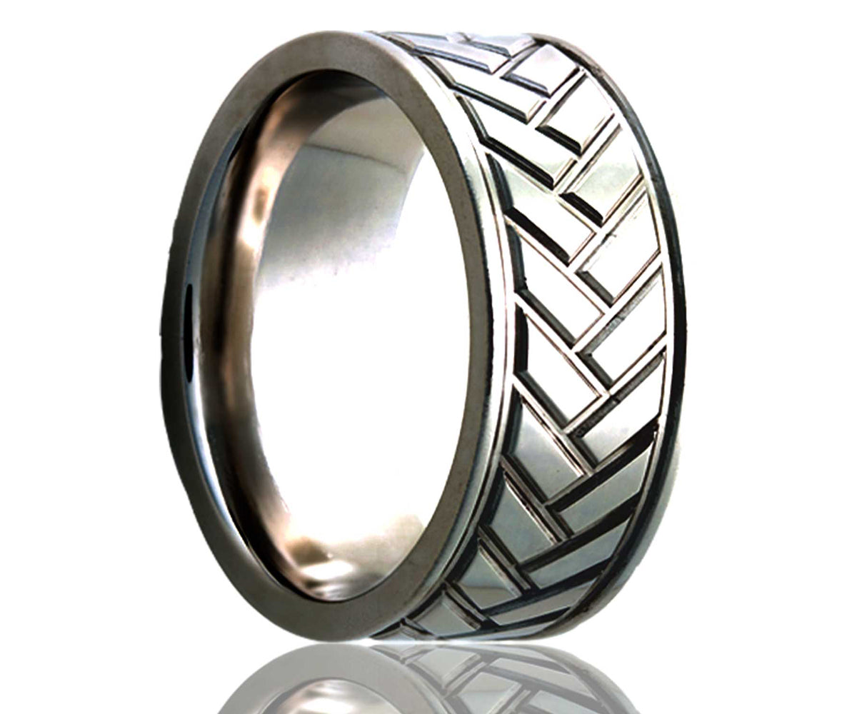 Anillo fresado de titanio para pista de neumáticos pinchados