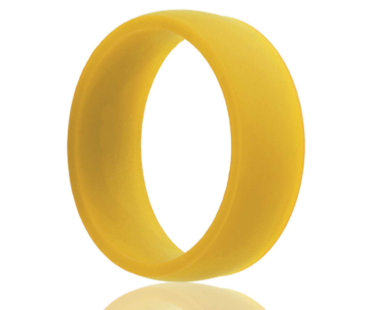Anillo amarillo de caucho de silicona